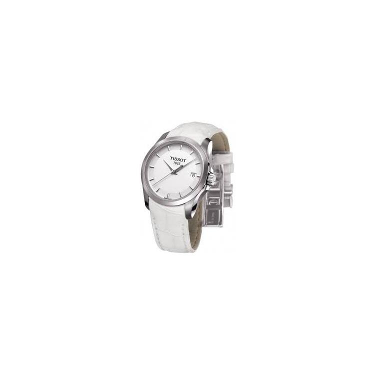 Tissot Автоматические механические женские часы Kutu Collection 32 мм Белый циферблат T035.207.16.011.00