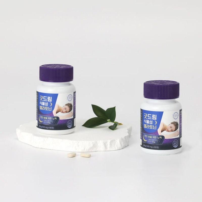 Good Dream Vegetable Melatonin 3mg Per Tablet 60 Tablets, 60 Tablets, 1 Unit