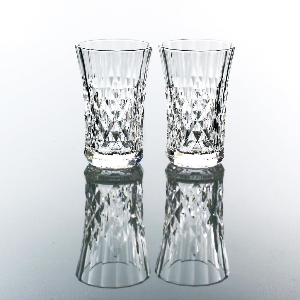Toyo Sasaki Glass Pyrenees Pair Tumbler Set