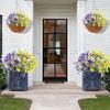 Яркие искусственные цветы с 7 ветками - Не выцветают, просты в уходе, многоразовые