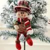 Sitting Christmas Plush Doll Hanging Decor Cartoon Merry Christmas Decoration  Home Xmas Decor