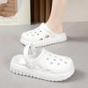 2024 New Summer Couple Outwear Shoes Thick Sole Sandals and Slippers Men's and Women's Beach Garden Shoes