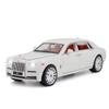 Luxury 1/20 Scale Phantom Alloy Car Model With Engine Sound And Pull Back, Toy Car with 6 Open Doors Collection Display Kids Gift