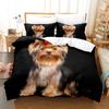 Cute Dog Bedding Set Single Twin Full Queen King Size Pet Dog Bed Set Aldult Kid Bedroom Duvetcover Sets 3D Print