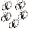 5 шт. Нержавеющая сталь 316 такелаж парусный спорт фиксированная скоба карабин фиксированный крюк карабин парусная лодка парусная яхта отдых на природе