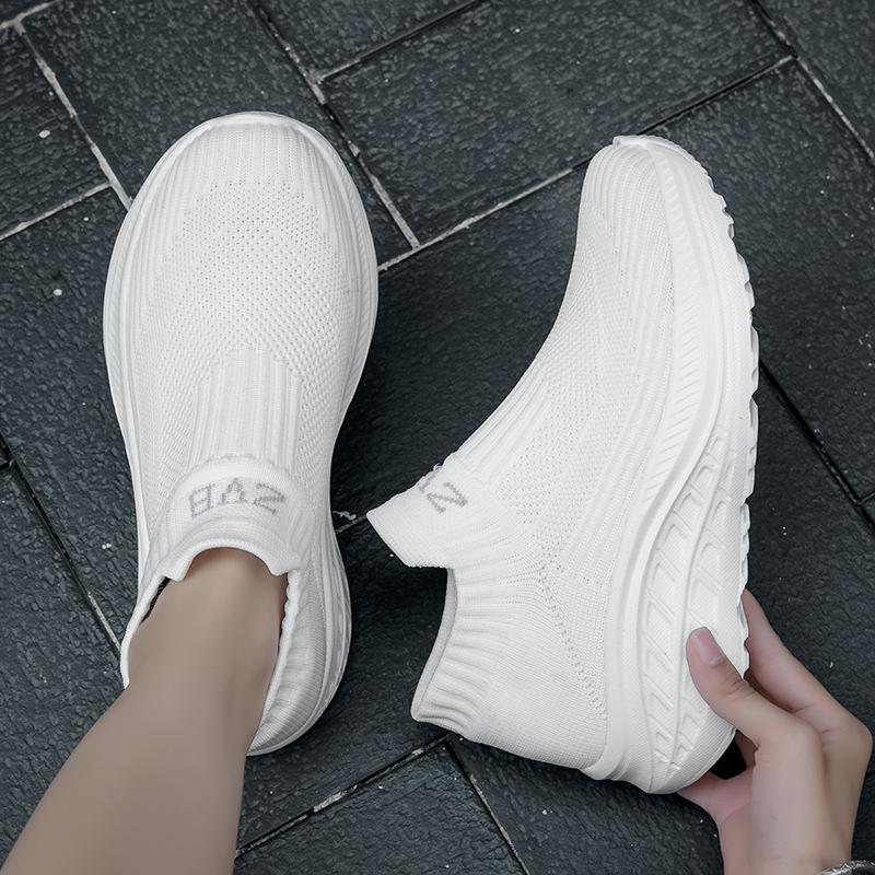 Фиолетовые Большой размер 42 Дизайнерские женские носки-туфли Tenis Feminino Фланелевые кроссовки Обувь на платформе Zapatillas Mujer Баскетбольные Femme