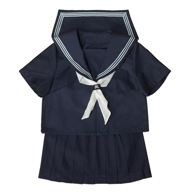 Школьная форма платье косплей костюм японская аниме девушка леди Лолита японские школьницы матроска топ галстук плиссированная юбка наряд женщины
