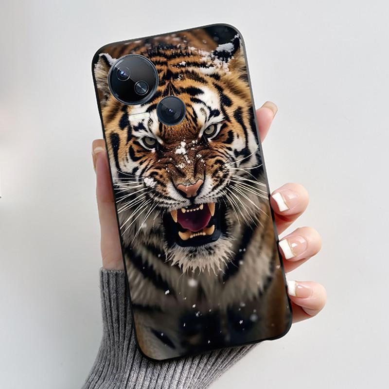 Чехол для телефона Tecno Spark 10 5G KI8 Эстетичный Роскошный Милый Крутой Для Мальчиков Девочек Черный Матовый Мягкий Силикон Задняя Крышка TPU Оболочка