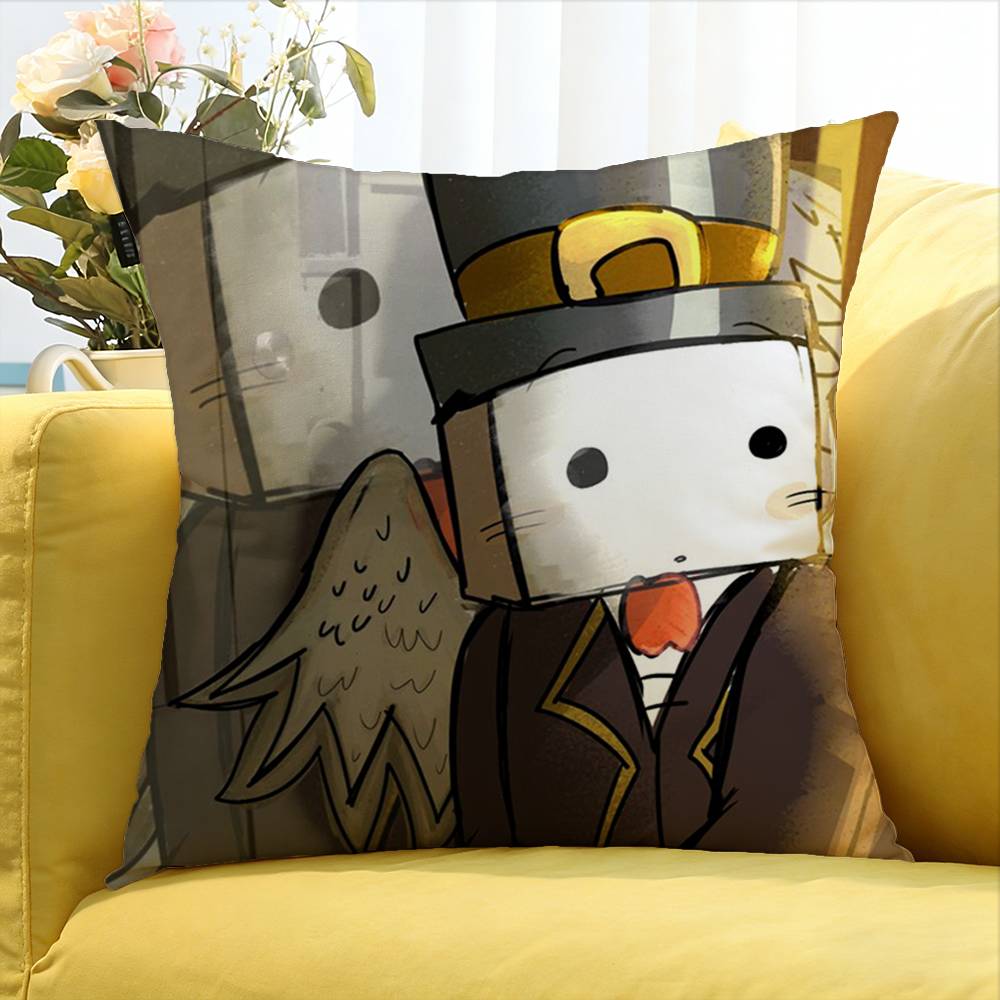 Funny Game Hatty Battleblock Theater Various Sizes Square Pillow Case For Car Home Bedchamber Decor