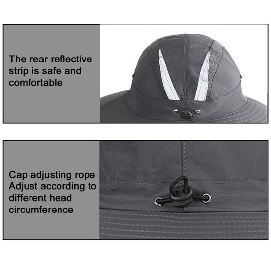 Рыбацкая шляпа с вентилятором на солнечной батарее с широкими полями, ветрозащитная шляпа для рыбалки, кемпинга, пешего туризма, защиты от солнца для мужчин