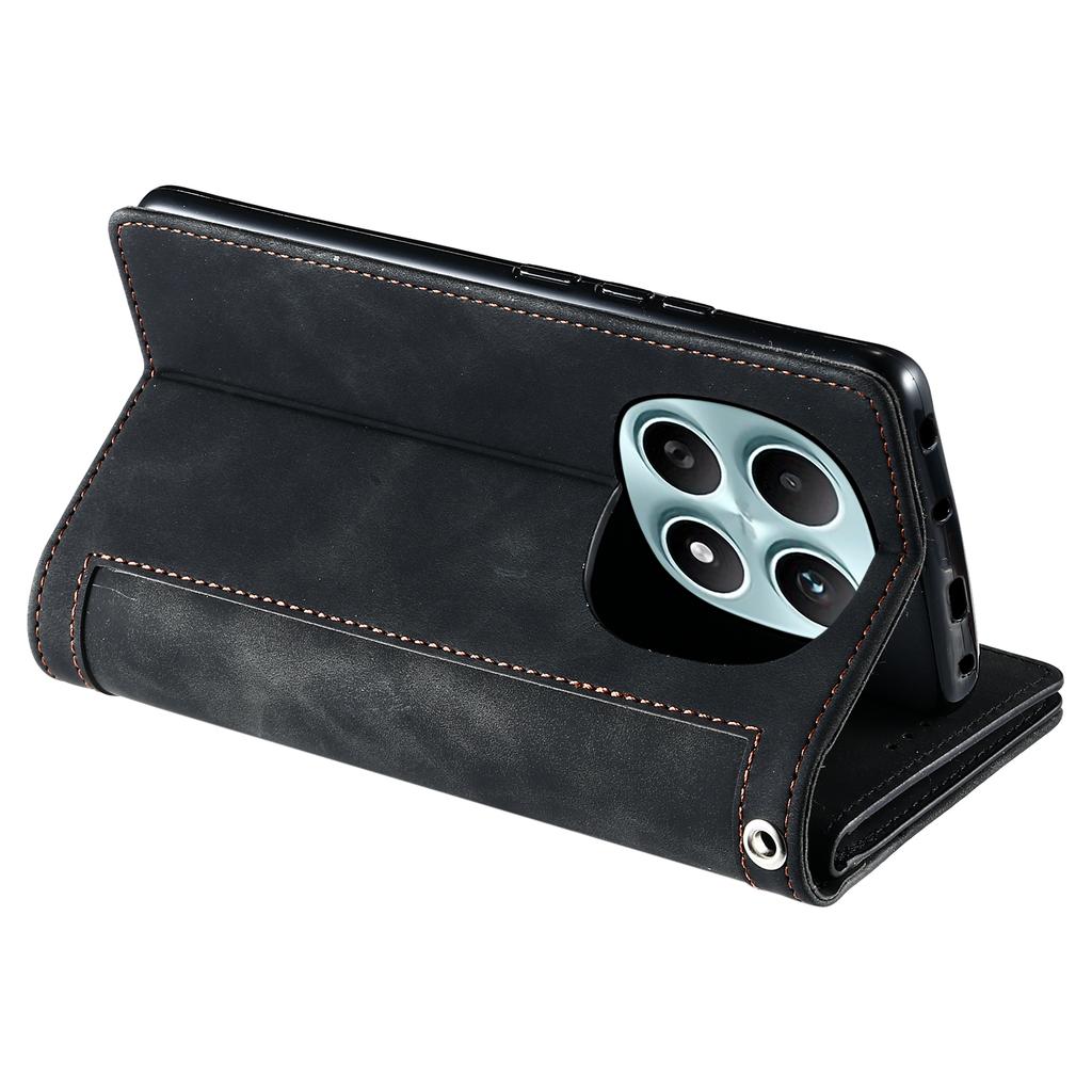 Для Xiaomi Redmi Note 15 4G (Глобальный) Чехол 9 отделений для карт Кошелек на молнии Чехол для телефона из ПУ кожи с ремешком на запястье