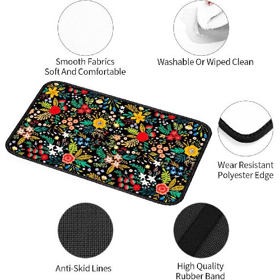 Garden wildflowers Universal Armrest Cover Pad, Car Center Console Cushion Pad, Protect from Pet Claws, Dirt, and Sticky Fingers, Comfortable Car