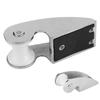 Boat Anchor Bracket Support Marine Bow Lift Roller Stainless Steel WRubber Wheel