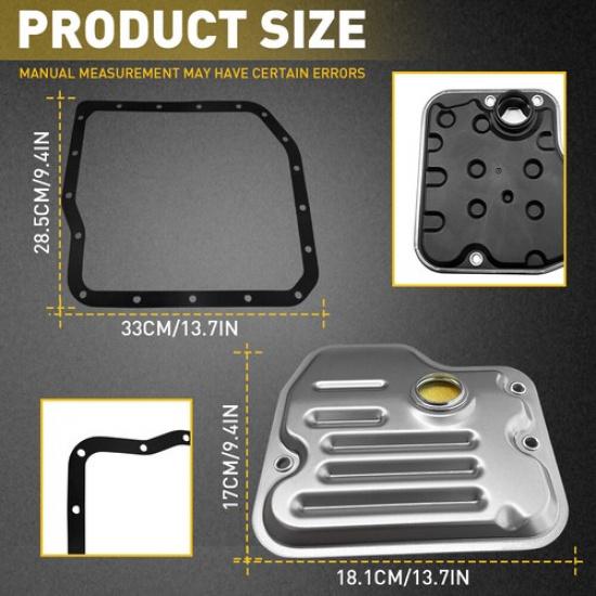 Automatic Transmission Filter W/ Gasket Kit For Toyota Sienna 2WD 2004-2005