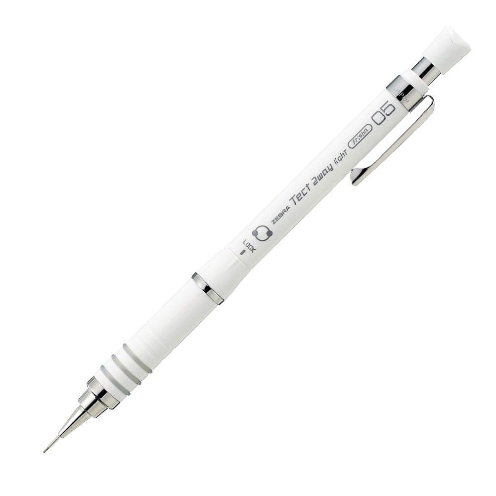 Zebra Mechanical Pencil Tect Two Way Light White 10 0.5 B-MA42-W
