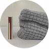 Light Gray Thick Gray Checkered Chair Cover