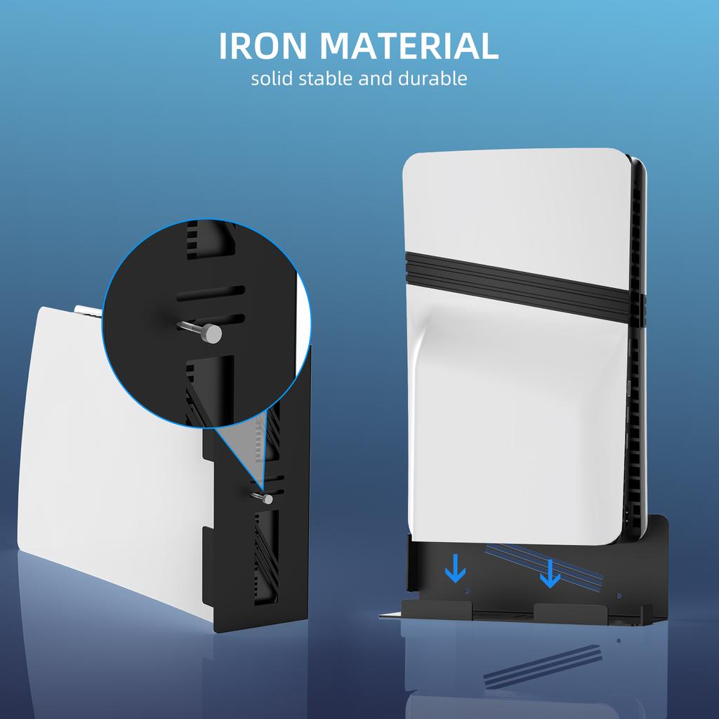 Устойчивая металлическая настенная подставка для консоли Playstation 5 (Диск и цифра),Аксессуары для PS5, экономят место, просты в установке P5226