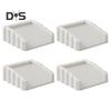 4Pcs Rubber Door Stopper Wedge Wall Protector Heavy Duty Anti-slip Windproof No Drilling Anti-collision Carpet Tile Concrete Wooden Floor Doorstop