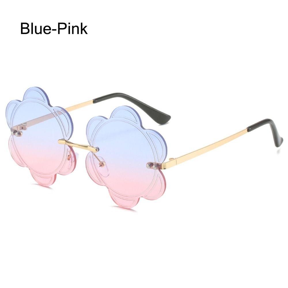 Party Favor Rimless Snowflakes Shades Photo Glasses Fashion Sun Glasses Flower Lens Sunglasses