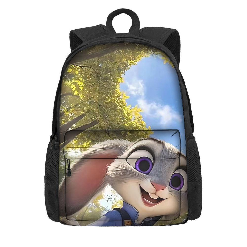 Мультяшный рюкзак на тему «Зверополис 2» для учеников начальной школы, большая вместимость, легкий рюкзак на два плеча