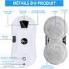 Window Cleaning Robot - GPFUOEA - 5600Pa - 3 Automatic Modes - Remote Control - 10 cleaning cloths