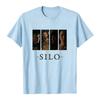 Футболка с принтом сериала SILO Научная фантастика Хлопок Летняя с коротким рукавом Унисекс Уличный стиль Круглый вырез Модная Повседневная Мужские Футболки Топы