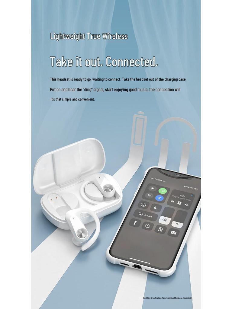 All-in-One Over-Ear Bluetooth Headphones with MP3 Player & Card Slot for Sport, Compatible with Apple & Android Devices