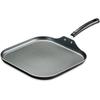 Nonstick Square Griddle Aluminum Dishwasher Safe Griddle Breakfast Lunch Cooking Lightweight Stay Cool Handle Compatible with