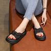 2024 New Summer Wear Versatile Fashion Beach Platform Slippers Internet Celebrity Beautiful Cool Slippers Women
