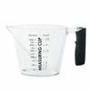&NE Measuring Cup, 500ml, Nikii Clear, Large, Made In Japan, Heat-Resistant, Microwave-Safe, Dishwasher-Safe, See-Through Design, Holds 3 Cups of Rice