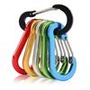 5pcs Multi-Use Aluminum Alloy Outdoor Backpack Fishing Hook Snap Clip Lock Buckle Keychain