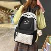 Женский рюкзак в стиле колледжа, цветной студенческий школьный рюкзак, легкий рюкзак