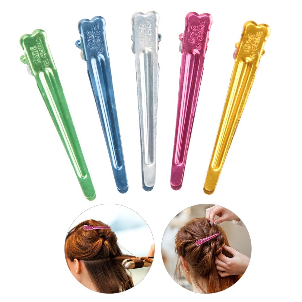 50 шт. Профессиональный маленький алюминиевый парикмахерский зажим-шпилька для инструментов для укладки волос в парикмахерской