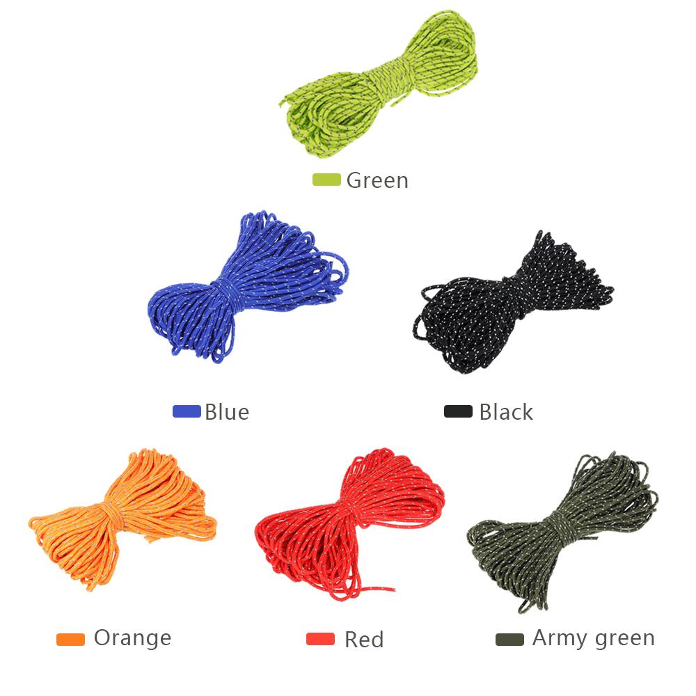 Камуфляж Lixada, 20 м, светоотражающая веревка, шнур паракорда, 1 внутренняя нить, оборудование для выживания в кемпинге, палатки, веревка, уличное снаряжение, веревка для палатки