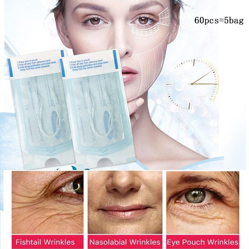 60Pcs Multifunctional Anti-aging Thread Anti-wrinkle Face Filler Solid Color Wide Application