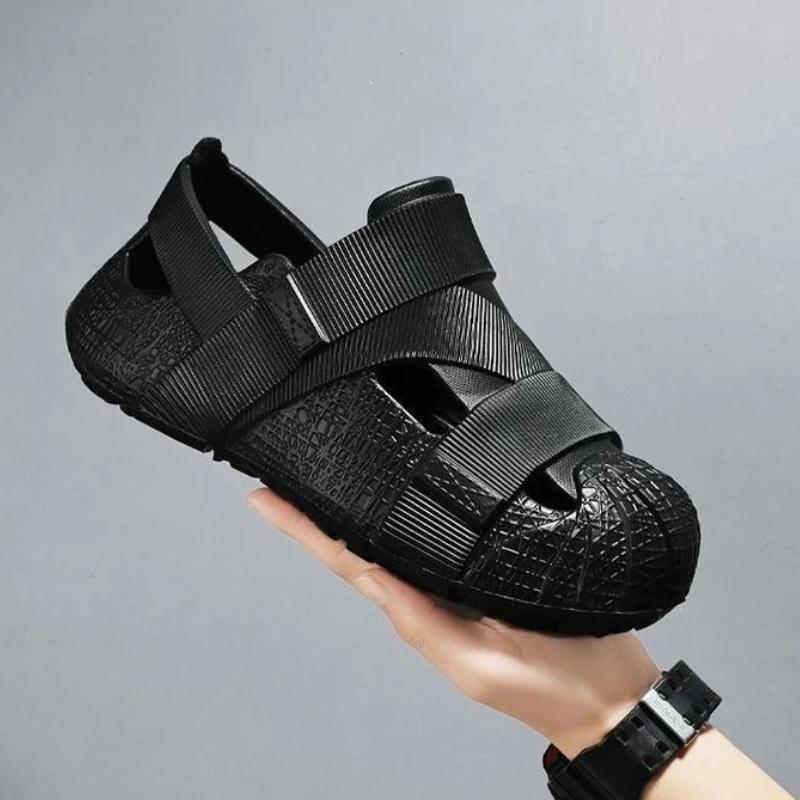 Fashion With Platform Male Shoe Couples Height Ultralight Hole Shoes Summer Sale Stylish Luxury 2025 Original Barefoot H 39 Men's Sandal