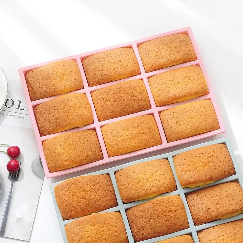 Силиконовая форма для торта Brownie Financier Squares Baking Form Cake Baking Mold мыло свечи конфеты пудинг инструменты для приготовления