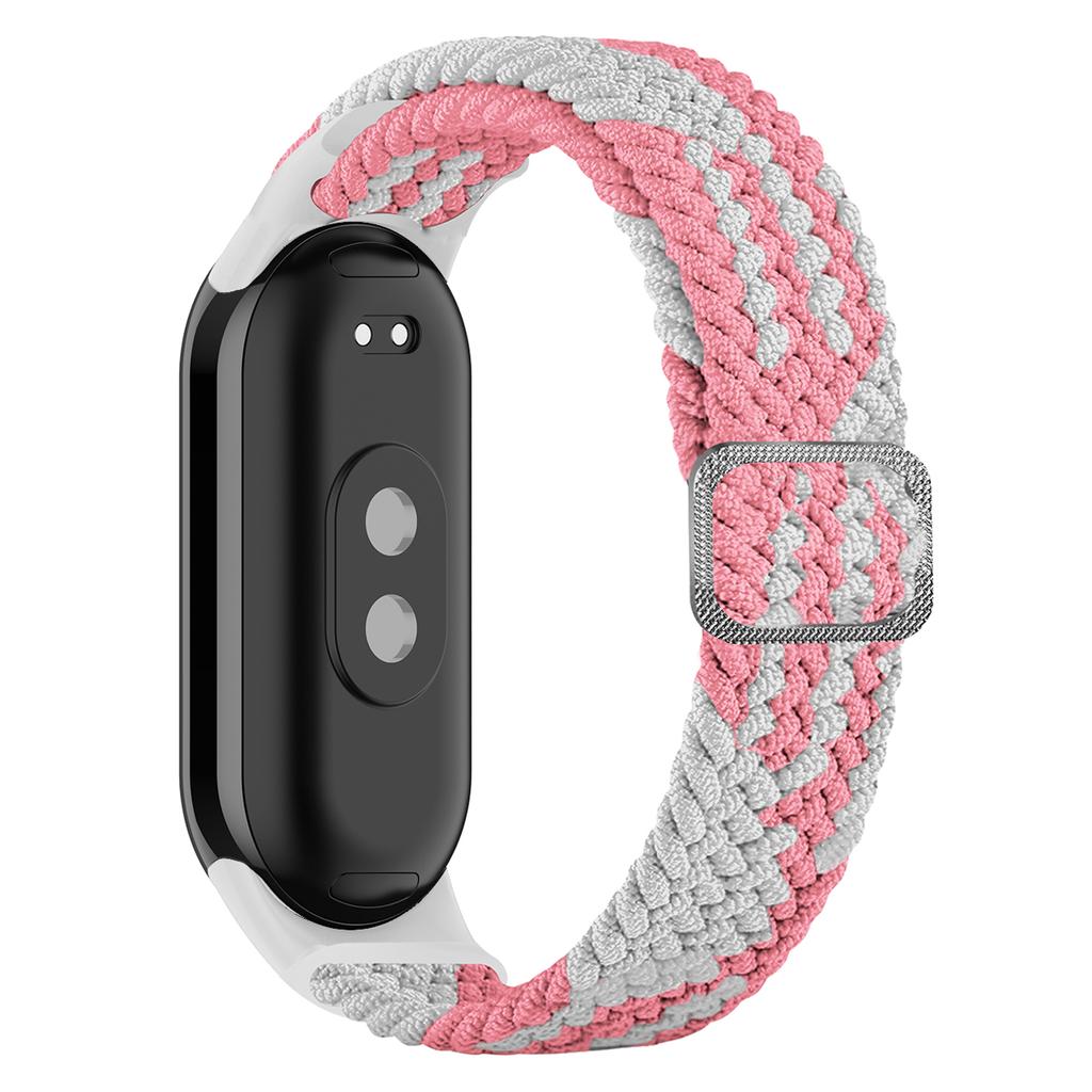 For Xiaomi Smart Band 9 NFC/9/8 NFC/8 Stretchy Nylon Watch Band Adjustable Braided Sport Strap