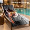 Naruto Custom Name Beach Towel Large Soft Towel for Indoor Bathroom Outdoor Beach