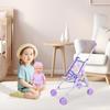 Детская игрушка Коляска для куклы Коляска для прогулок с ребенком Игрушка Коляска для игры в ролевые игры Аксессуары для дома Пасха День рождения Новый