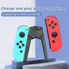 For Switch OLED Joy-Con Charging Grip Type C V-Shaped Controller Play While Charging Charging Dock Grip for Nintendo Switch OLED