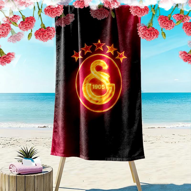 1 шт. Пляжное полотенце Galatasaray SK, Идеальные летние принадлежности для активного отдыха и путешествий, В качестве подарка на фестивали
