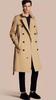 Trench Coat Handmade Casual Formal Classy Men Stylish Original Lambskin Leather