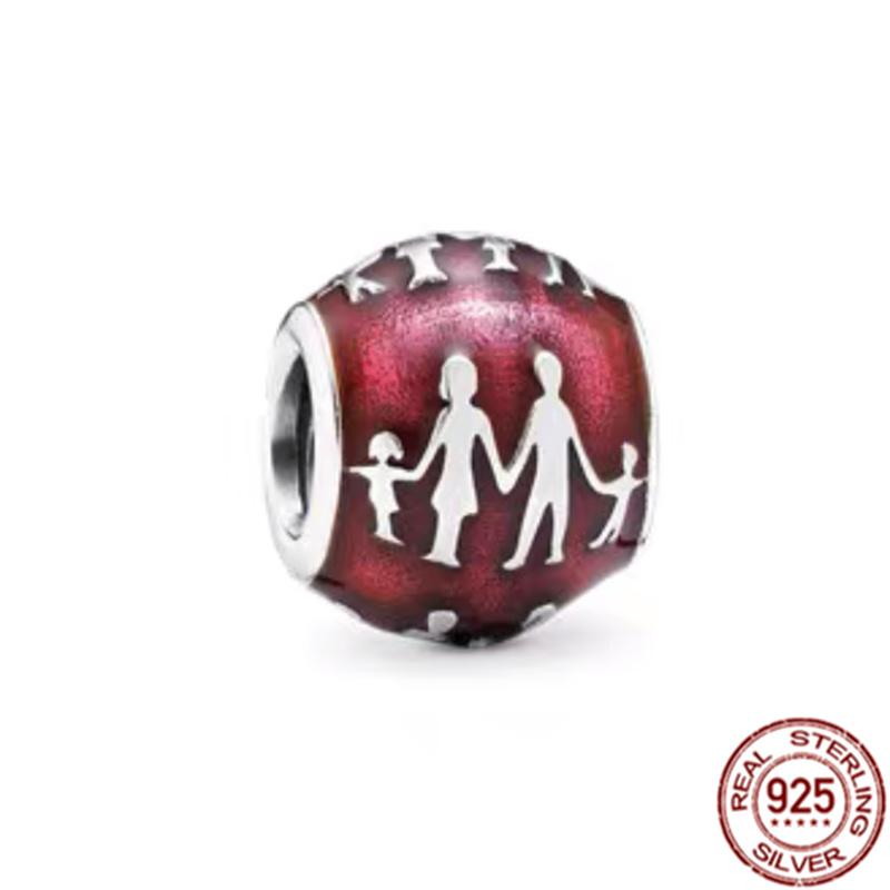 Подвеска-клипса, подвеска из стерлингового серебра 925 пробы, подходит для браслета, женский ювелирный подарок, красочный единорог, радуга