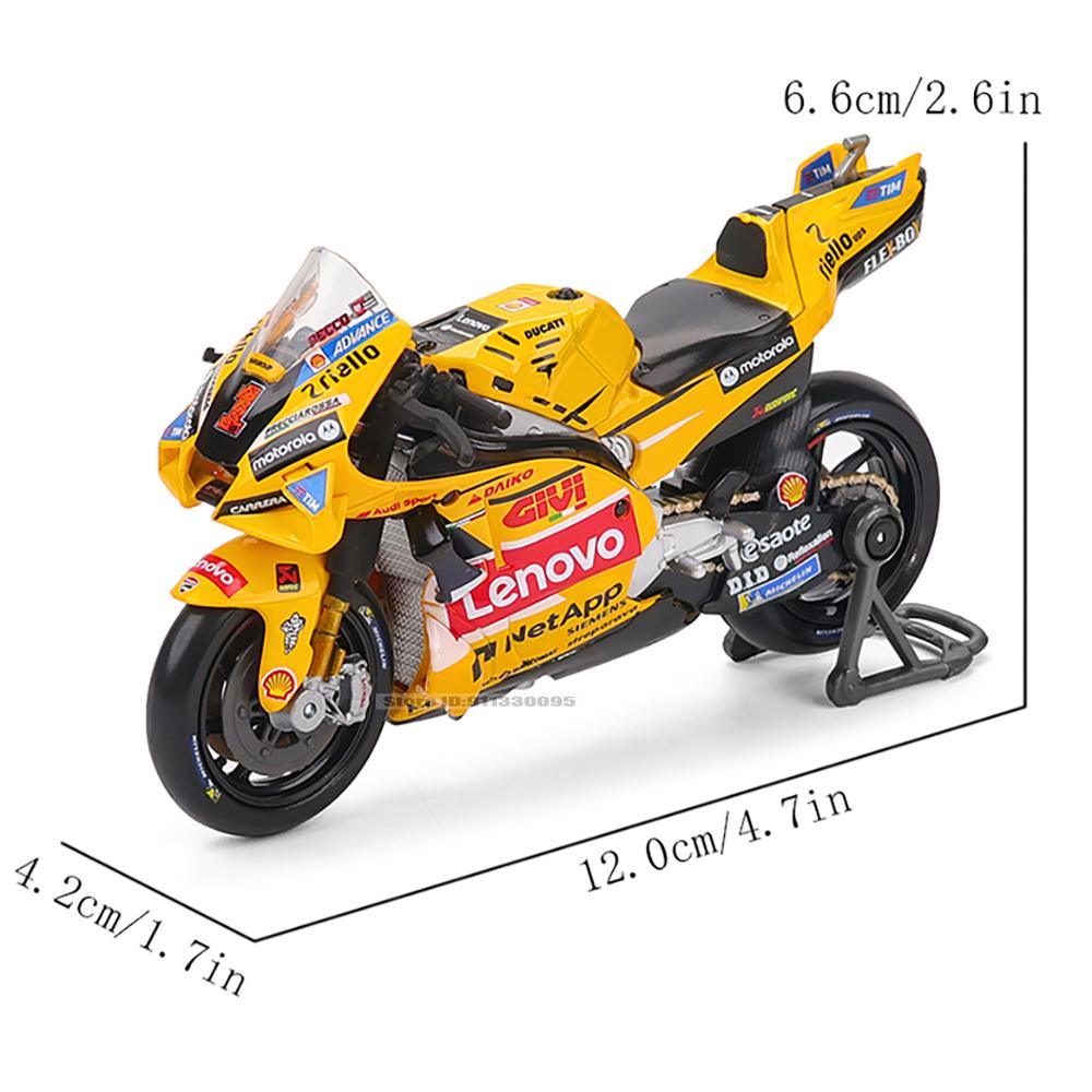 Майсто 1:18 2023 Команда Ducati Lenovo #1 Баньяйя Чемпионский пилот Moto GP Гонки литьевой сплав мотоцикл Коллекция моделей подарок игрушка