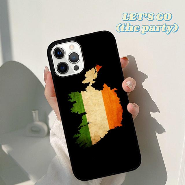 Autumu Ireland Irish Flag Phone Case Cover for iPhone 17 Air 16 16e 15 12 11 13 14 Pro Max Apple Plus Coque