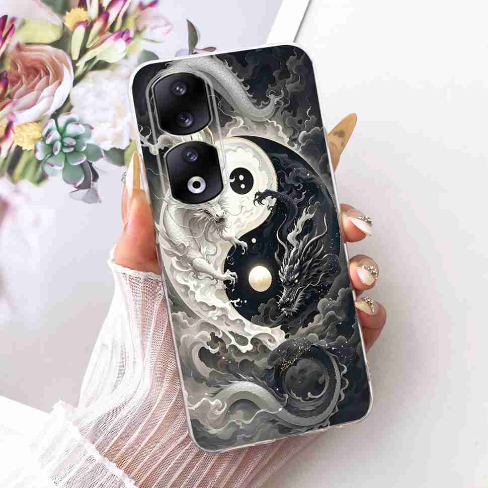 For Honor 90 Pro 5G 6.78" Case Fashion Painted Butterfly Silicone TPU Back Cover For Honor 90Pro 90 PRO 5G REP-AN00 Phone Cases