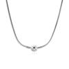 590742Hv Moment Snake Chain Silver Necklace