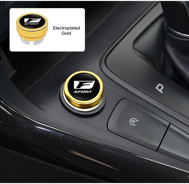 Interior Stickers Car Cigarette Lighter Dust Cover For Lexus IS250 RX330 Ct200h ES300h RX350 IS300h NX300h Waterproof Decorative
