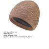 Мужская шапка Yousheng Зимняя теплая шерстяная вязаная шапка Однотонная шапка с утолщенной велюровой подкладкой Шапка для занятий спортом на открытом воздухе Лыжная шапка для велоспорта